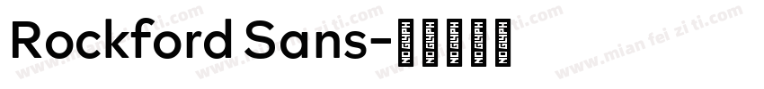 Rockford Sans字体转换